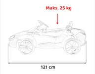 McLaren Artura na akumulator dla dzieci Pomarańczowy + Napęd 4x4 + Pilot + Wolny Start + EVA + Audio LED