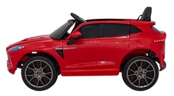 Aston Martin DBX na akumulator dla dzieci Czerwony + Pilot + EVA + Pasy + Wolny Start + Audio LED