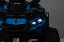 Quad Can Am Outlander ATV z Pilotem Niebieski
