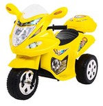 Motorek Trójkołowy BJX-088 elektryczny dla najmłodszych Żółty + Dźwięki + Światła