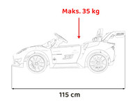 Pojazd Maserati MC20 GT2 Niebieski