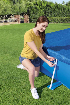 Pokrywa 264x174cm na Basen stelażowy Steel Pro 259x170x61cm BESTWAY