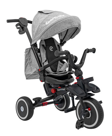 Rowerek Trzykołowy RIDER Szary SPORTRIKE