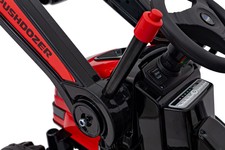 Koparka Traktor na akumulator dla dzieci Czerwony + Ruchome Ramię Łyżka + Pilot + Wolny Start + Radio FM + LED