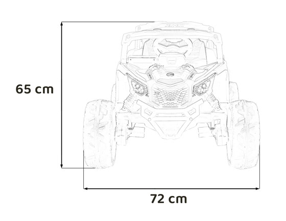 Pojazd ATV CAN-AM Maverick Żółty