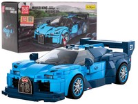 Zestaw Klocków Auto Sportowe 336el. Niebieskie