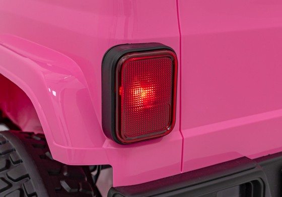 Auto terenowe OFF-ROAD 3.0 dla dzieci Różowy + Pilot + Wolny Start + Pasy + Audio LED
