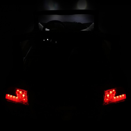 Buggy SuperStar dla dzieci Czarny + MP4 + Napęd 4x4 + Pilot + Bagażnik + LED + Blokada drzwi