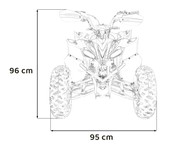 Pojazd Quad Spalinowy DESERT STORM Pomarańczowy
