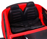 Auto Mercedes GLC 63S dla dzieci Czerwony + Napęd 4x4 + MP4 + LED + Ekoskóra + Wolny Start + EVA