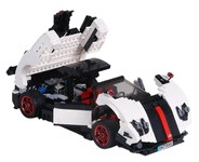 Zestaw Klocków Autko Sportowe 960el.Białe