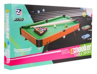 Stół do Gry w Bilard dla dzieci 8+ Płyta MDF + 16 Bil + 2 Kije + Akcesoria