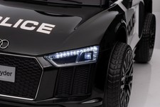 Audi R8 Policja na akumulator dla dzieci + Pilot + EVA + Wolny Start + MP3 LED
