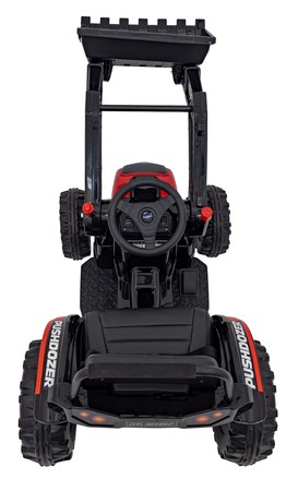 Koparka Traktor na akumulator dla dzieci Czerwony + Ruchome Ramię Łyżka + Pilot + Wolny Start + Radio FM + LED