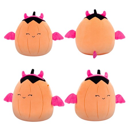 SQUISHMALLOWS Halloween Seria B, pluszak, 19 cm - Pomarańczowy