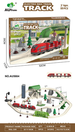 Kolejka Miasto z Funkcją Świateł i Dźwięku 89el.