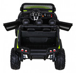 Mercedes Benz Unimog dla dzieci Zielony + Napęd 4x4 + Pilot + Bagażnik + Wolny Start + MP3 LED