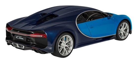 Bugatti Chiron niebieski RASTAR model 1:14 Zdalnie sterowane auto + Światła LED + Pilot 2,4 GHz