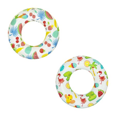 Kółko dmuchane do pływania Owoce BESTWAY 61cm Winyl + Zawór bezpieczeństwa