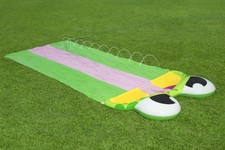 Potrójny Ślizg Wodny Żabka dla dzieci 3+ Tor 488cm BESTWAY + Łatka naprawcza