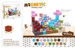 Zestaw Kostek, Klocków Magnetycznych 117el.
