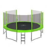 Trampolina ogrodowa SkyRamiz 487cm 16FT dla dzieci Zielony + Akcesoria