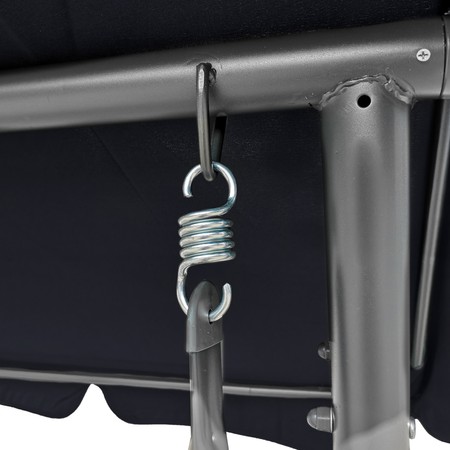 Ogromna Huśtawka Ogrodowa Siedzisko Plecionka 2x1 Liście Monstery