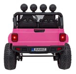 Auto terenowe OFF-ROAD 3.0 dla dzieci Różowy + Pilot + Wolny Start + Pasy + Audio LED