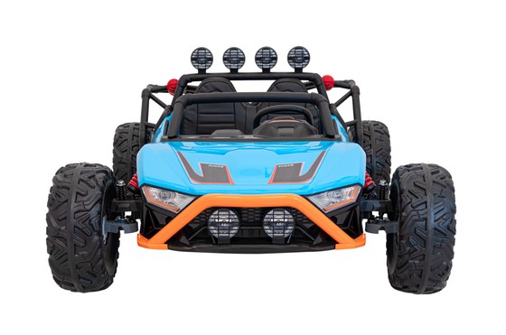 Auto Buggy Racing 5 na akumulator dla dzieci Niebieski + Silniki 2x200W + Pilot + Audio LED + Wolny Start