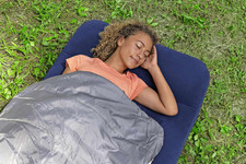 Materac Welurowy z Pompką 185 76 28cm BESTWAY