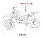 Pojazd Motor Spalinowy RENEGADE 50R Niebieski