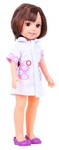 Duża Lalka Pielęgniarka dla dzieci 3+ Akcesoria lekarza + Stetoskop + Termometr + Strzykawka