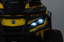 Quad Can Am Outlander ATV z Pilotem Żółty