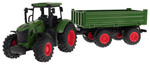 Zielony Traktor z Przyczepą