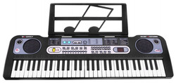 Keyboard dla dzieci 5+ Stojak na nuty Mikrofon + Nagrywanie Radio USB MP3 - model nr 020