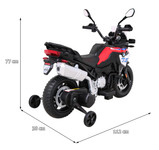 Motor BMW F850 GS na akumulator dla dzieci Czerwony + Kółka pomocnicze + Audio LED + Wolny Start + EVA