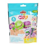 PLAY-DOH Air Clay Cupcake Donut Macaroon, zabawka kreatywna (NIEBIESKA)