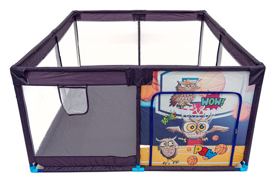 Miękki Kojec Dla Dzieci Prostokąt Sportowa Sowa