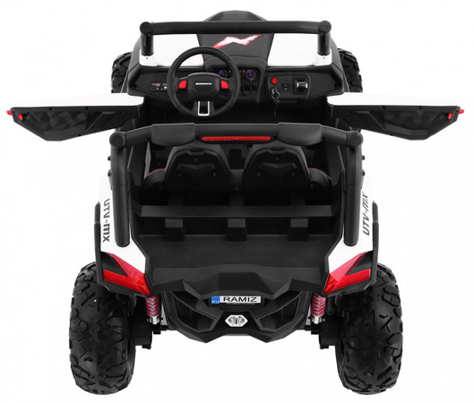 Buggy SuperStar dla dzieci Biały + Napęd 4x4 + Pilot + Bagażnik + MP3 LED + Blokada drzwi