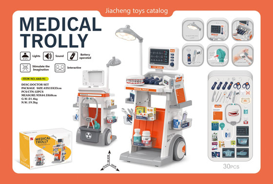 MEGA Zestaw Lekarza Pomarańczowy + Akcesoria