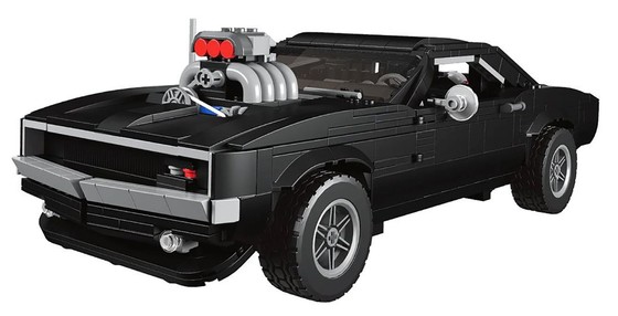 Zestaw Klocków Auto Sportowe Czarne 1439el.