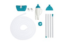 Odkurzacz do basenów ogrodowych BESTWAY + Końcówki + Kij + Wąż