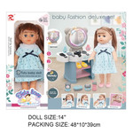 Lalka Kinga z Toaletką + Akcesoria