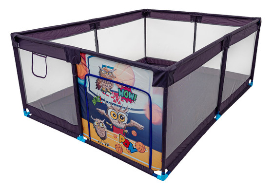 Miękki Kojec Dla Dzieci Prostokąt Sportowa Sowa