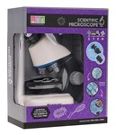 Biały Mikroskop + Próbówki i Akcesoria