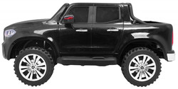 Mercedes Benz X-Class dla dzieci Czarny + Pilot + Napęd 4x4 + MP4 + Bagażnik + LED + EVA