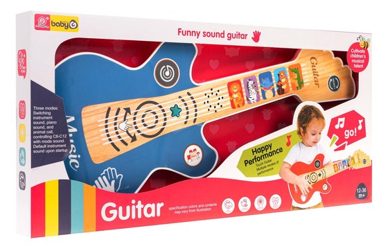 Gitara Dla Najmłodszych z Funkcją Świateł