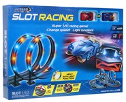 7-metrowy Tor wyścigowy dla dzieci 3-8 + Funkcja zmiany prędkości + 2 autka + Światła