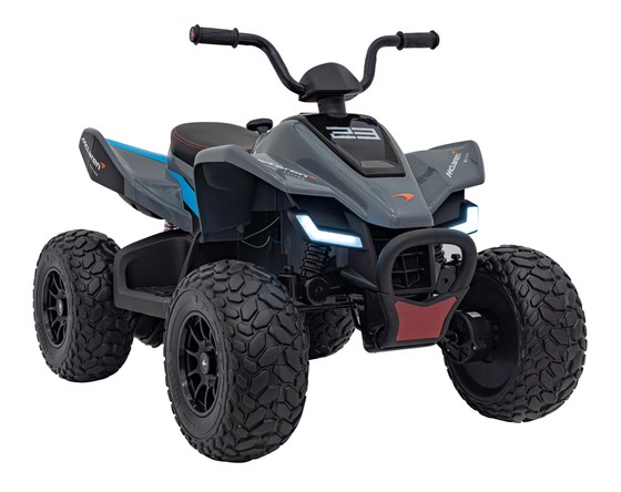 Quad McLaren Racing MCL 35 dla dzieci Szary + Pilot + Wolny Start + EVA + Audio LED
