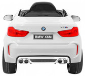 BMW X6M Elektryczne Autko dla dzieci Biały + Pilot + EVA + Wolny Start + Panel audio + LED